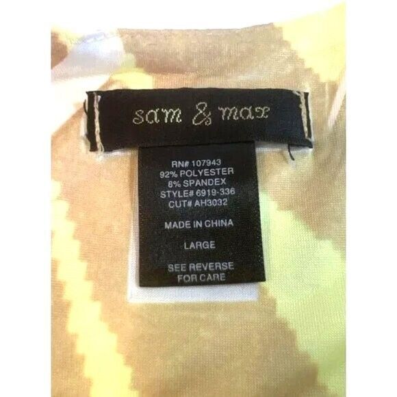 Sam & Max Jungle Print Maxi Dress L Leopard Rose Butterfly Boho Colorful - Picture 3 of 12